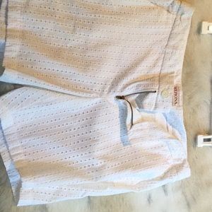 Only worn twice- eyelet women’s shorts